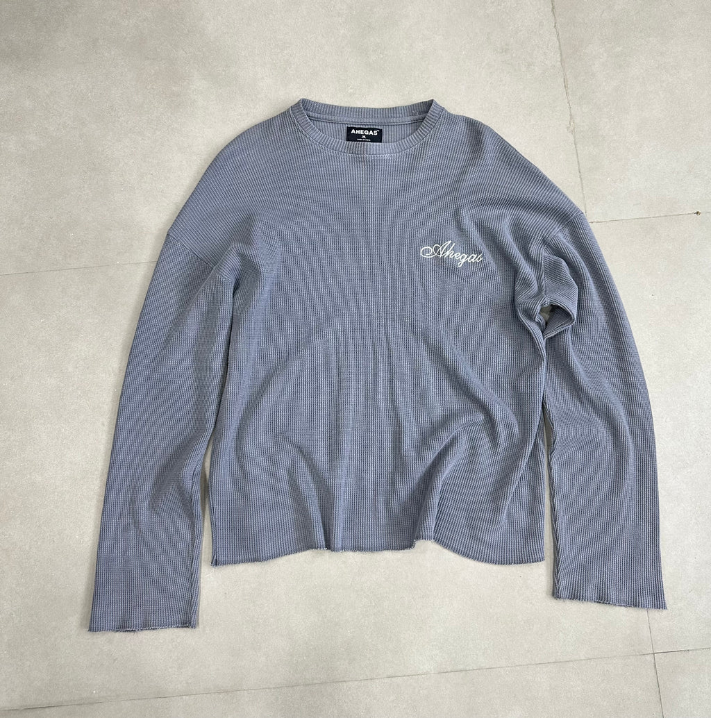 GREY WAFFLE T-SHIRT
