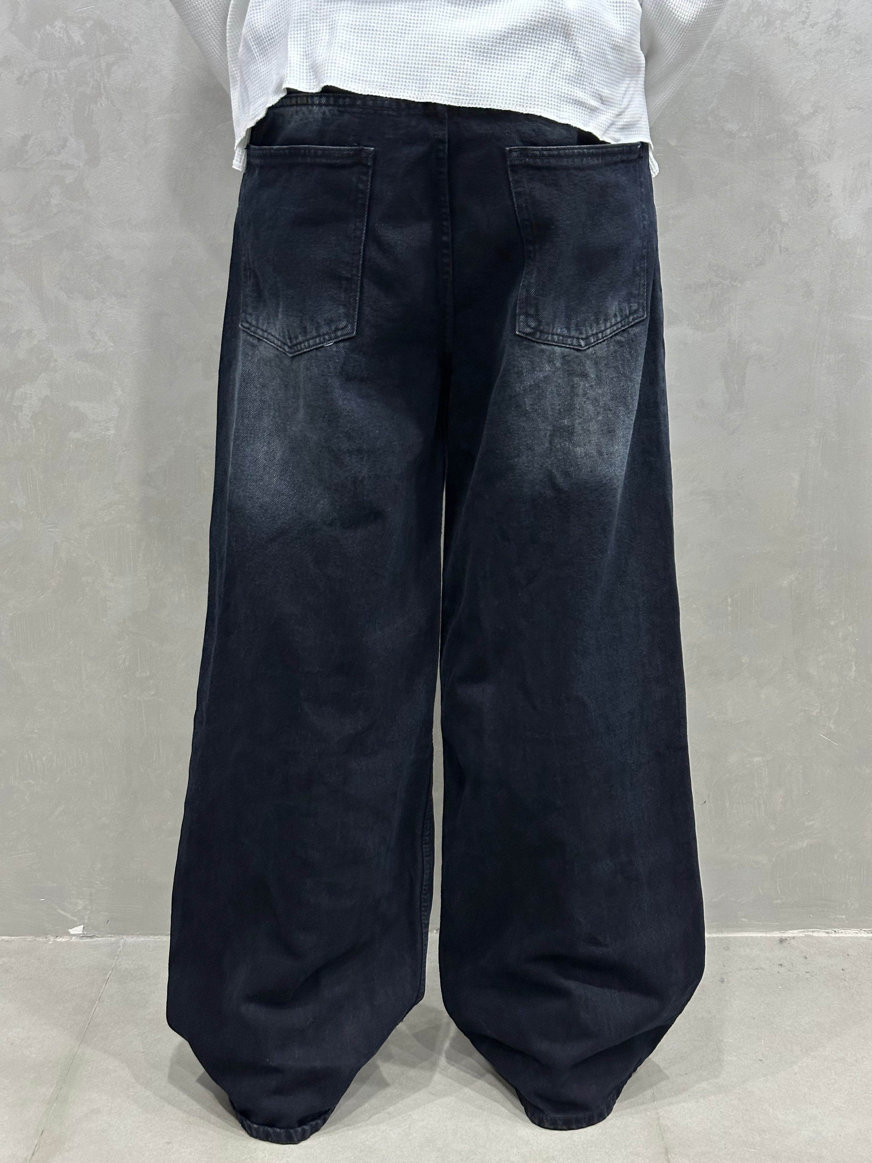 BLACK WIDE DENIM