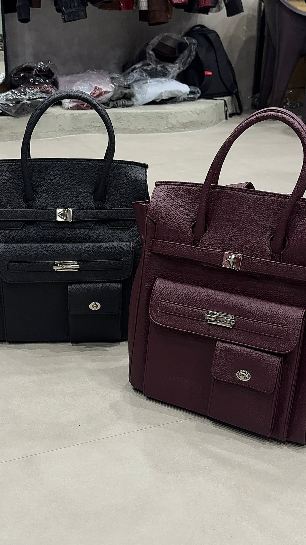BAGPACK GRAIN LEATHER