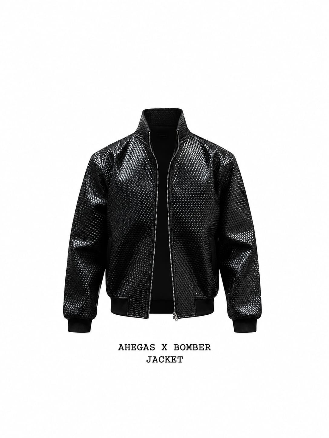 BLACK BOMBER JACEKT