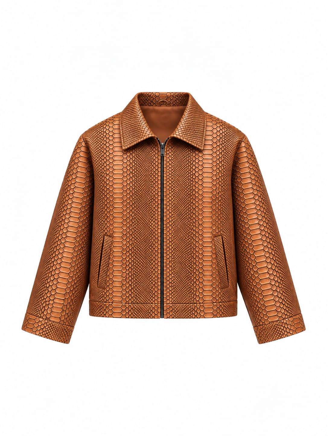TAN SNAKE JACKET