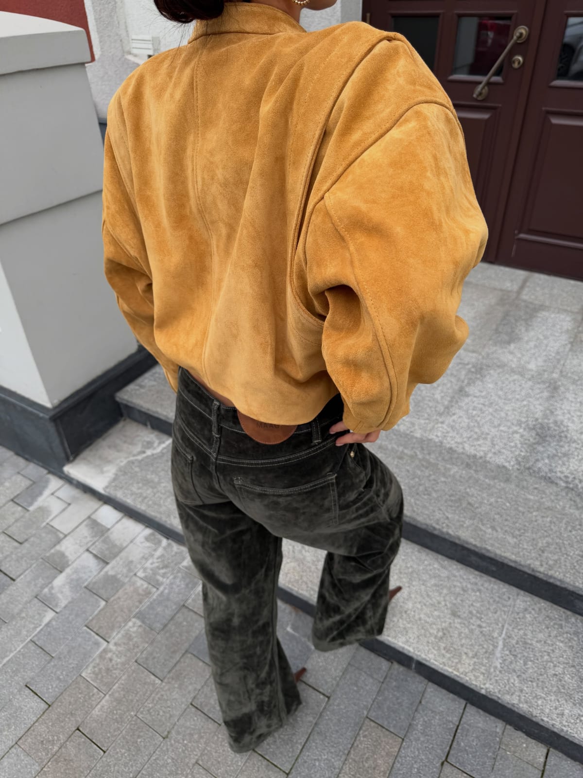 TAN SUEDE JACKET
