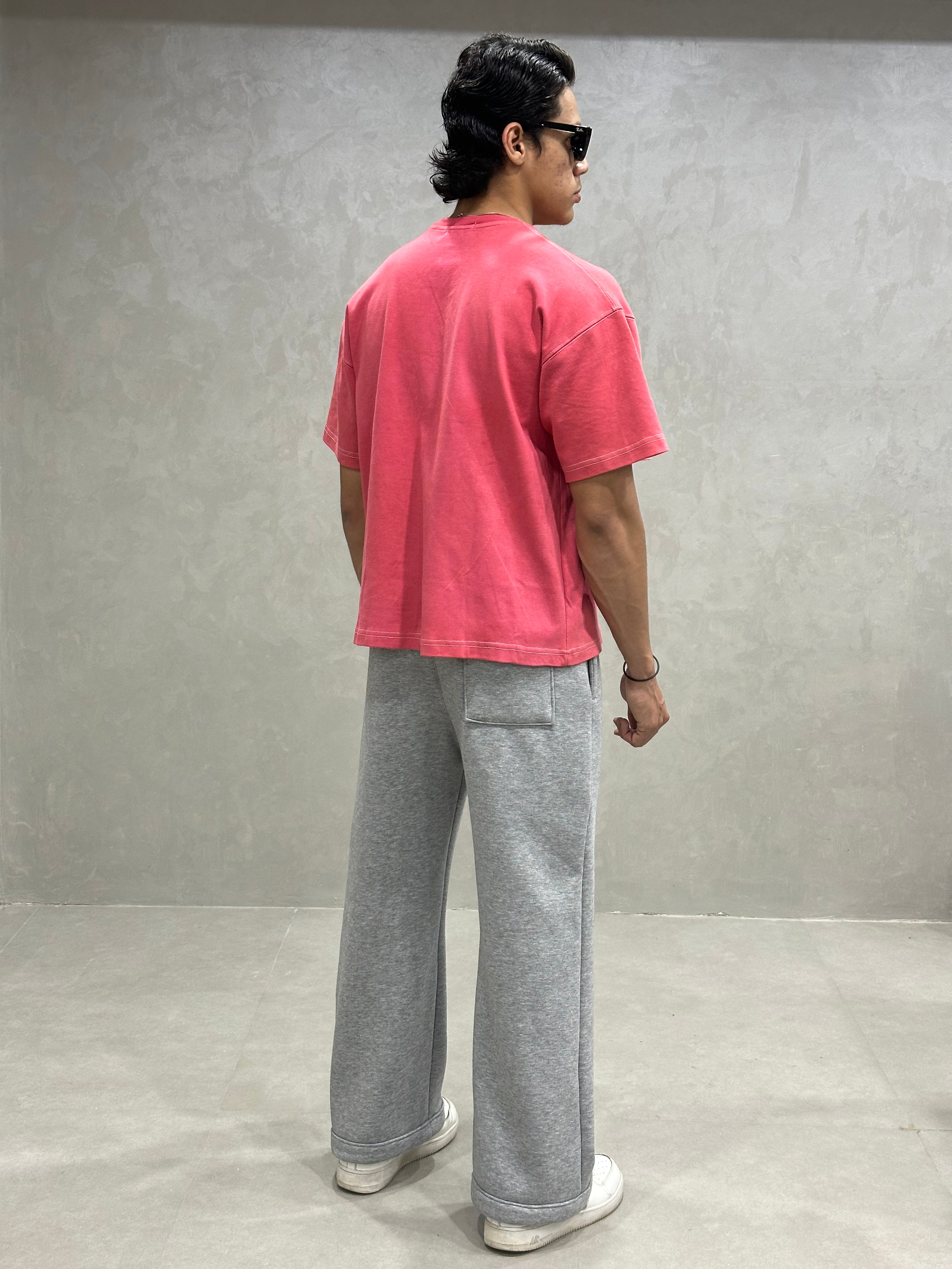 PINK WASHED T-SHIRT