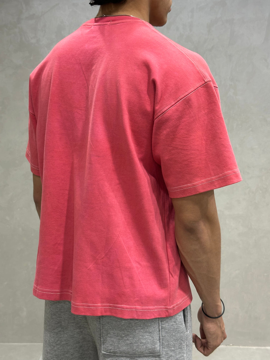 PINK WASHED T-SHIRT