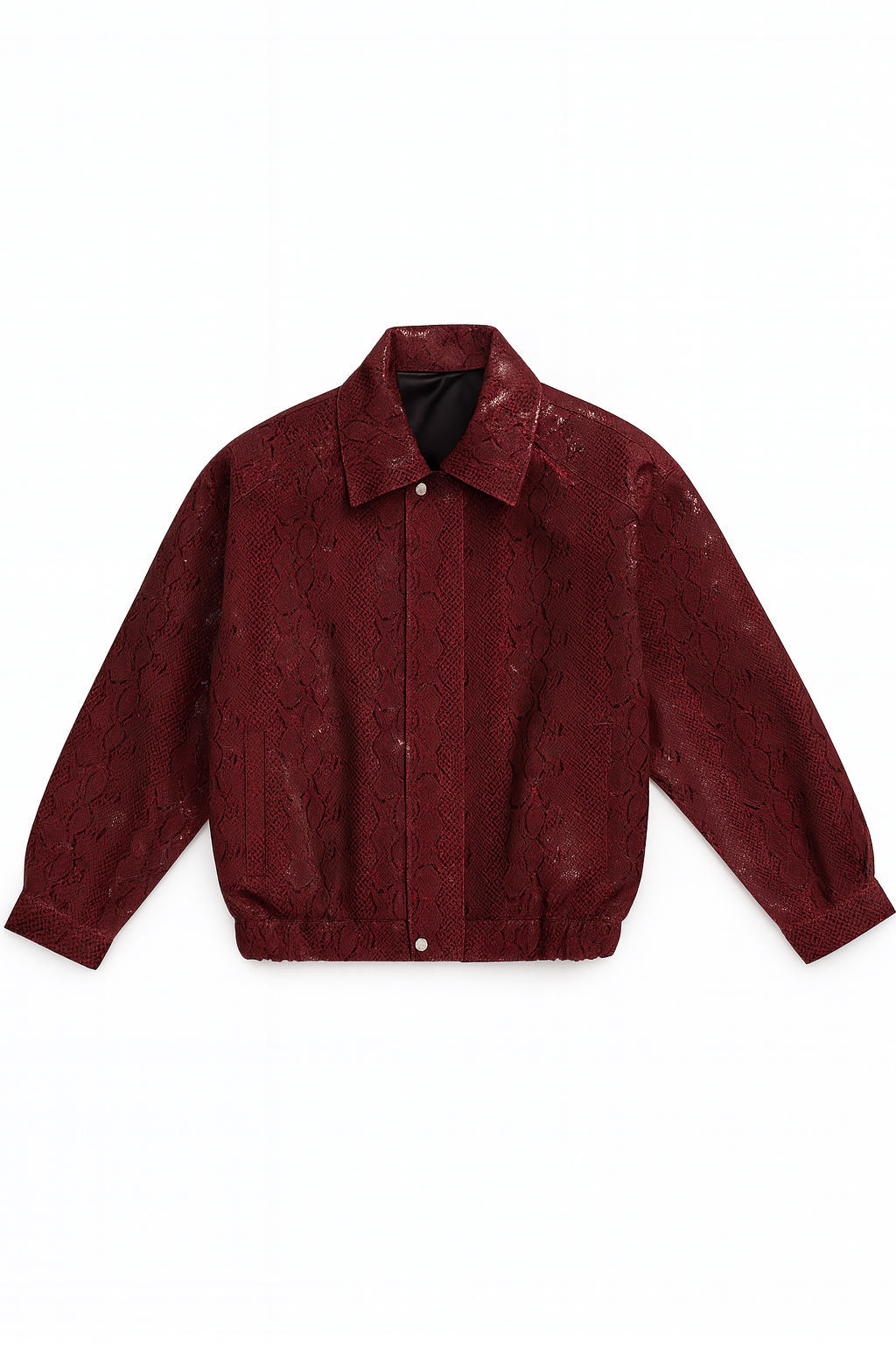 Snake Maroon  Jacket