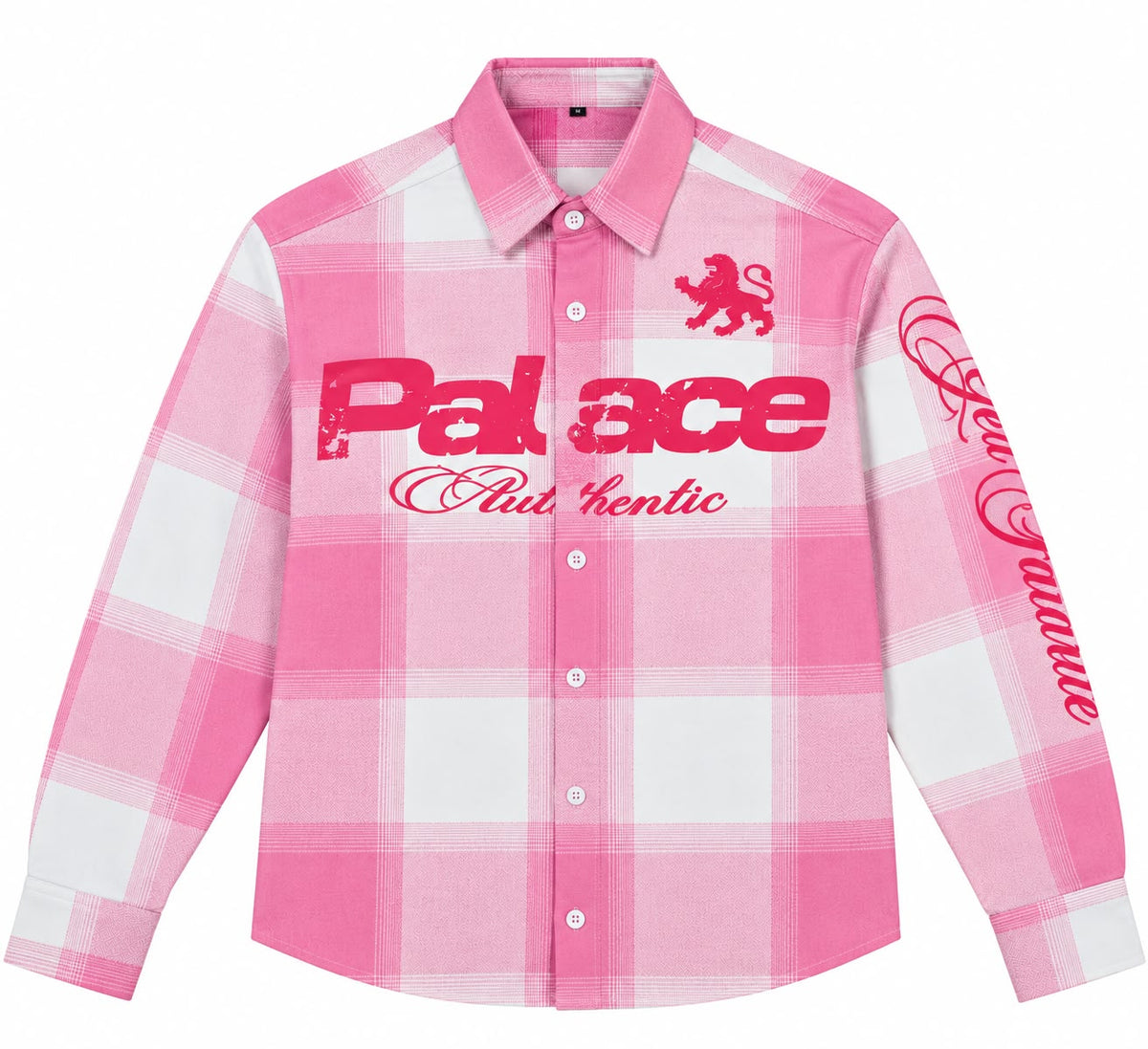 PINK VINTAGE PLAID SHIRT