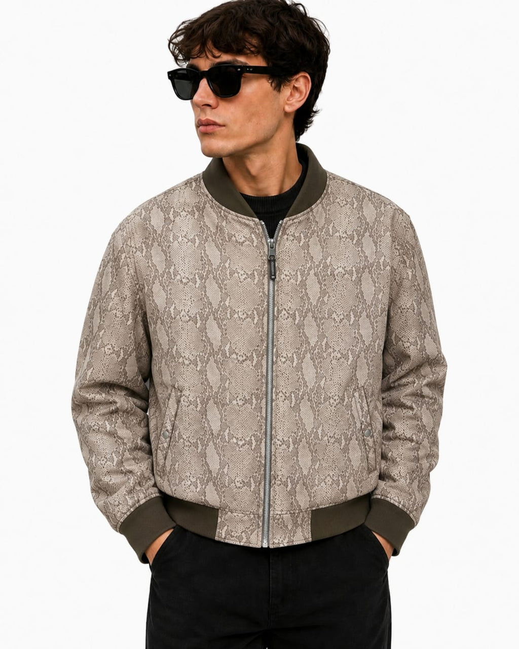 SNAKE BOMBER JACKET
