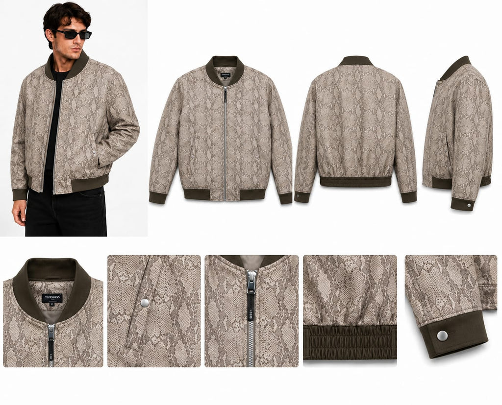 SNAKE BOMBER JACKET