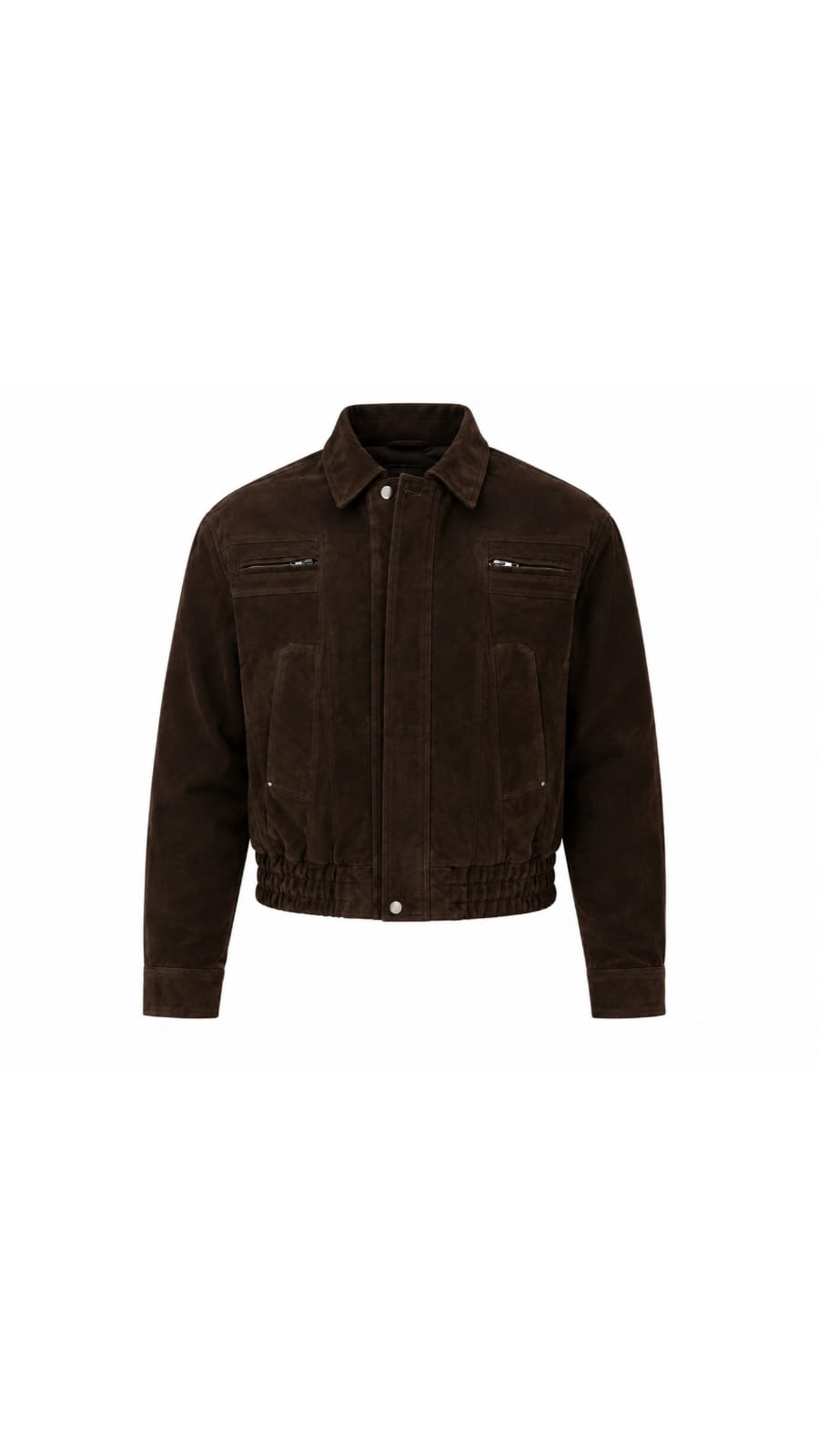 BROWN SUEDE LEATHER JACKET
