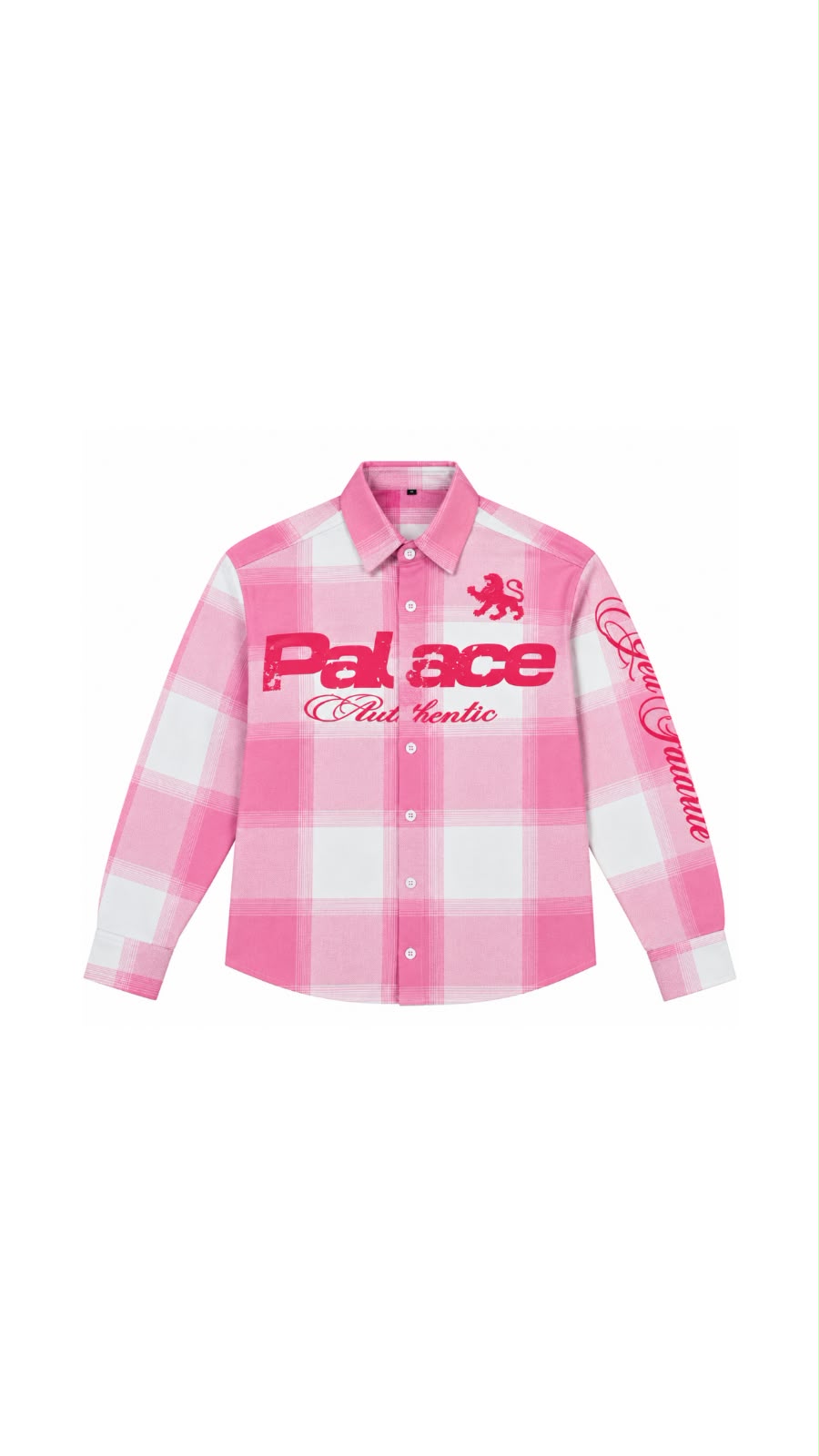 PINK VINTAGE PLAID SHIRT