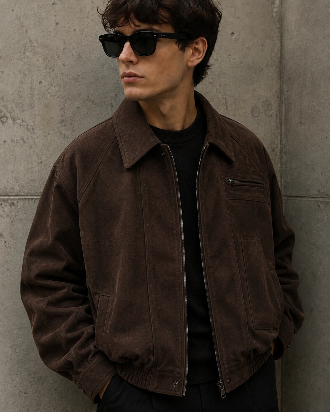 SUEDE LEATHER JACKET